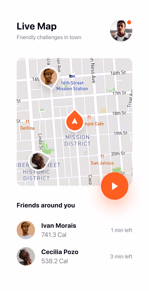 Live Map UI